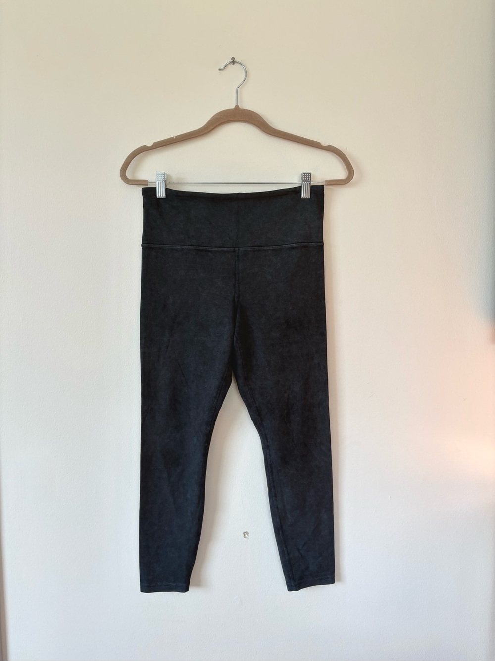 Athleta Distressed Black Leggings